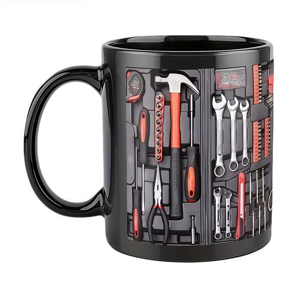 

Toolbox Design Mechanic Coffee Mug 325ml Mechanic Mug Funny Water Cup Auto/Car Mechanic Gift J