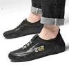 2024 Men's Summer Plus Velvet Height-Increasing Casual Leather Shoes for Work and Business