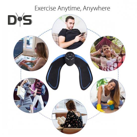 Intelligent Hip Trainer Butt Lifting Machine Adjustable Modes Battery Powered Portable Smart Booty Trainer Workout Equipment