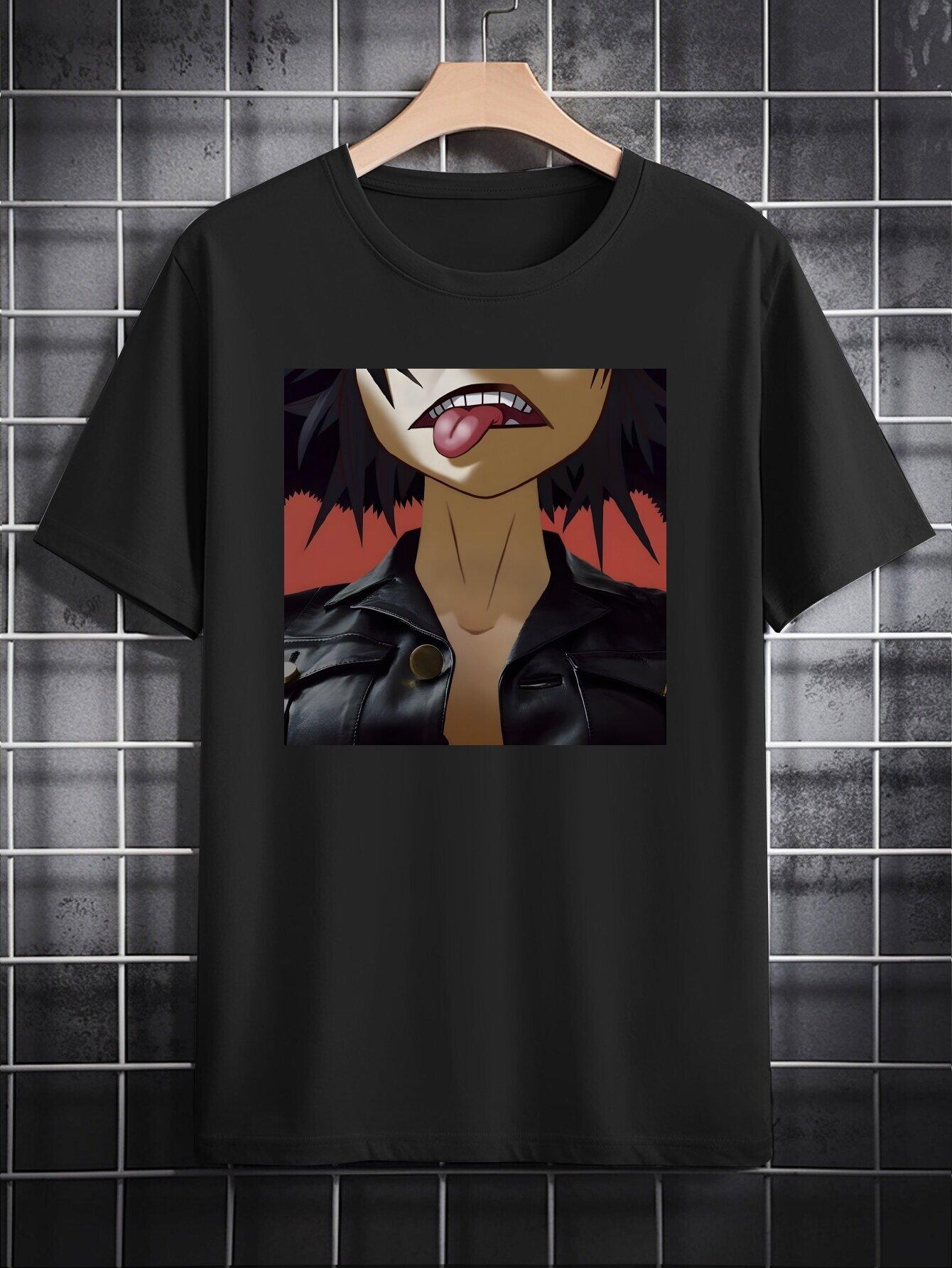 1pc Casual Crew Neck T-shirt S