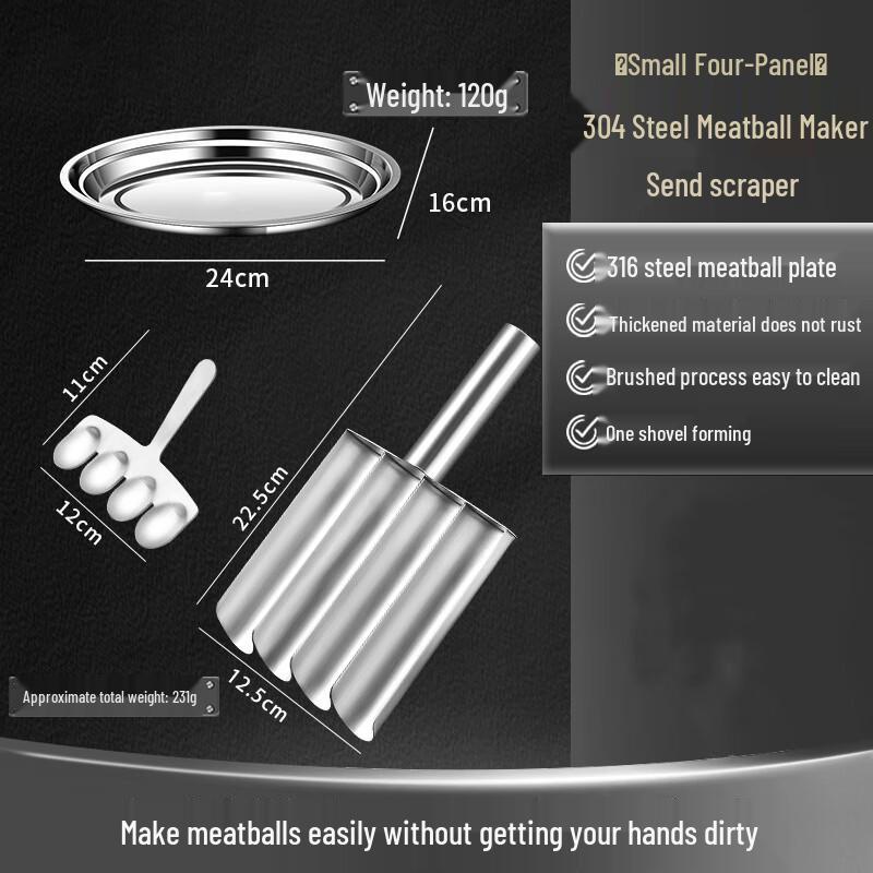 MUTTI Stainless Steel Meatball Maker Set