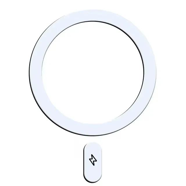 1/5KS Magnetická nálepka Kovový kroužek pro Magsafe Bezdrátové nabíjení Kruhový nabíjecí disk Magnetické nálepky Pro iPhone 16 15 13 Pro Max