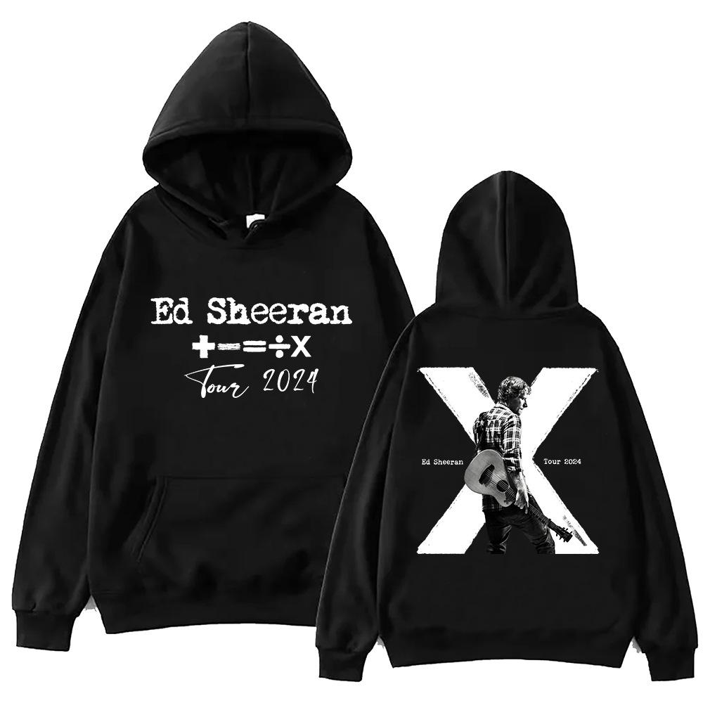 

Ed Sheeran Tour 10th Memorialize Hoodie Harajuku Sweatshirt Casual Hoodie Vintage Pullovers Loose Jogger Clothes S