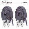 1/2Pair 8MM Flat No Tie Shoelaces Elastic Shoelace Metal Buckle Shoelaces Without Ties Sneakers Children Laces Shoe Accessories