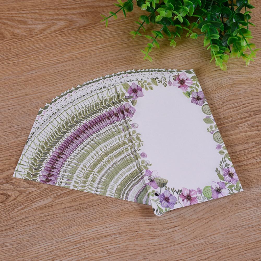 Flower Inner Refill Spiral Binder Paper 40 Sheets Notebook Index Inside Page  Office School Supply