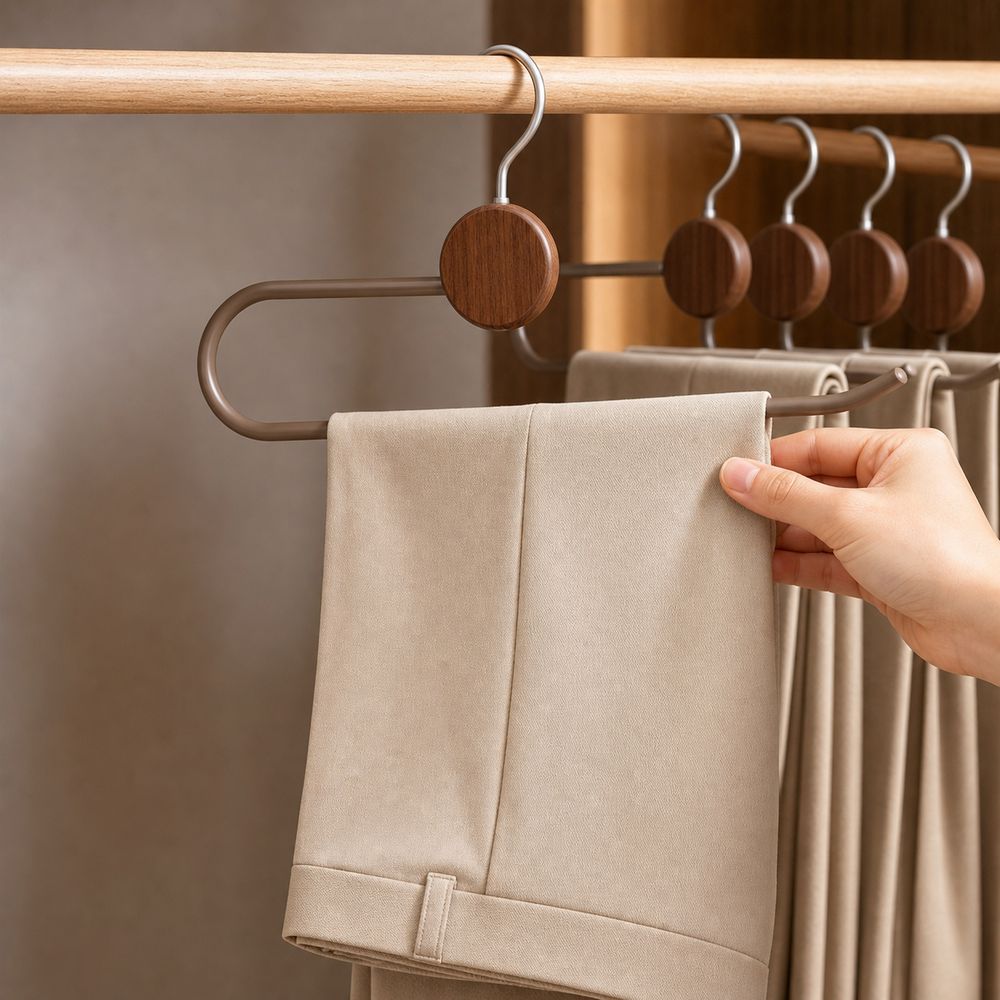 Metal Pants Hanger Non Slip Pants Storage Cabinet New Clothes Storage Rack  Pants Storage