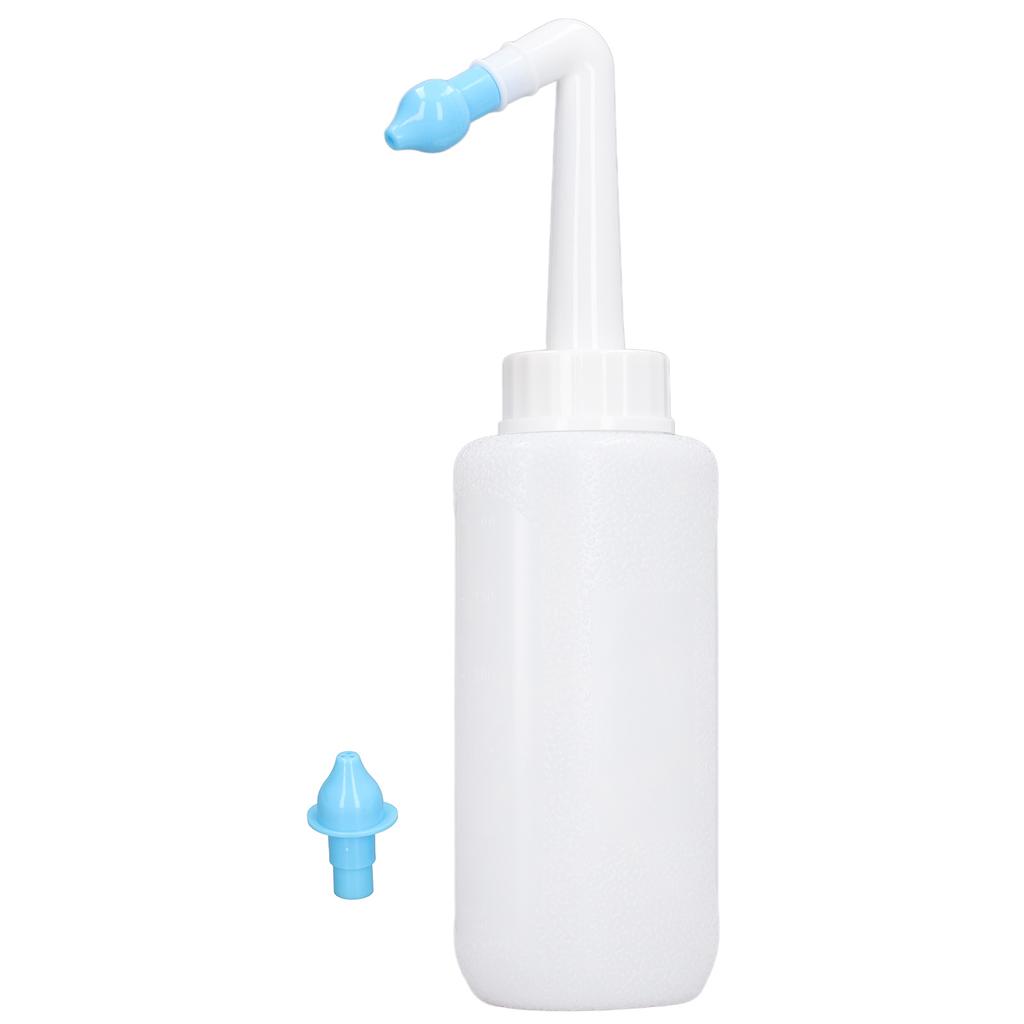 Nasal Wash Bottle Slip Resistant Pressure Irrigation Nose Rinse Bottle for Children Adults 300ml