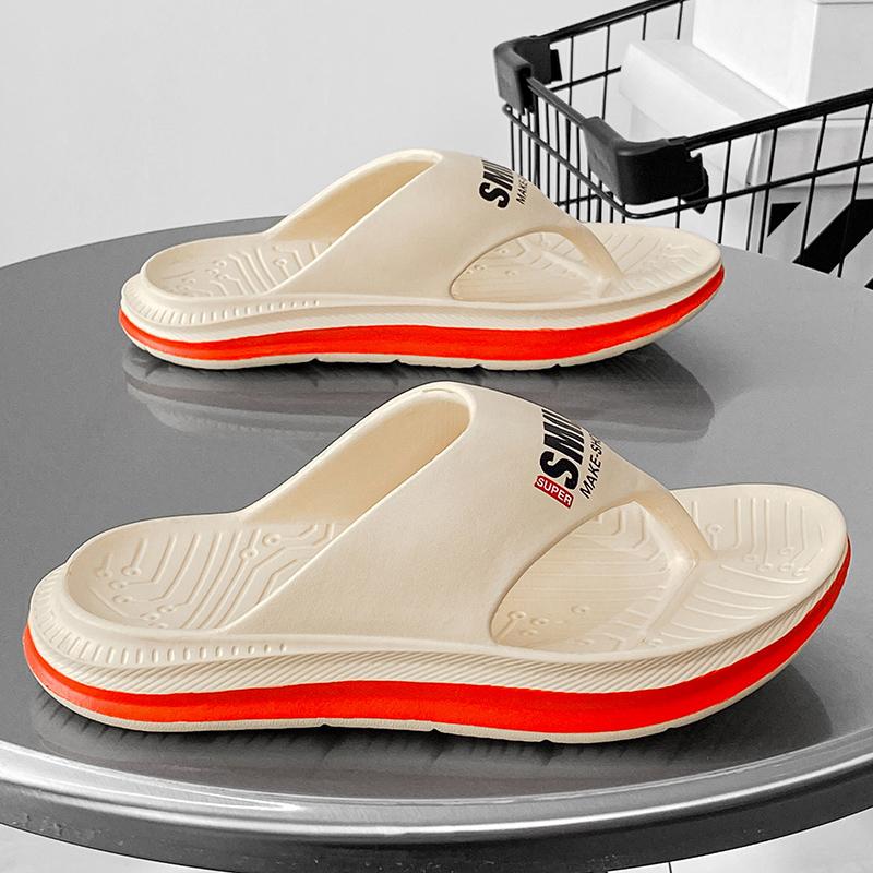 New Summer Light And Comfortable Beach Shoes Men Women Flip-flops Thick-soled Non-slip Couple Sandals Outdoor Casual Shoes Men's Slippers