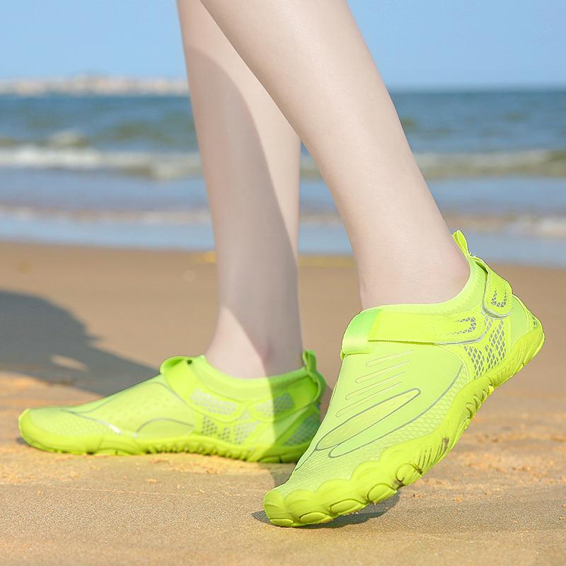 Unisex Atmungsaktive Barfuß-Aquaschuhe Herren Damen Schnelltrocknende Watschuhe Leichte Surfschuhe Tauchen Wassersportschuhe Wandersneaker