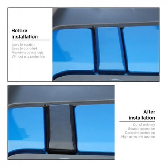 2x Schwarze Dachschrauben Schutz Kappe Schale Abdeckung Zierleiste Für Ford Bronco +