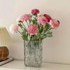 4pcs Premium Artificial Peony Bouquets with Stems - Advanced Antioxidant, Realistic Home & Office Decor, Ideal for Wedding, Birthday