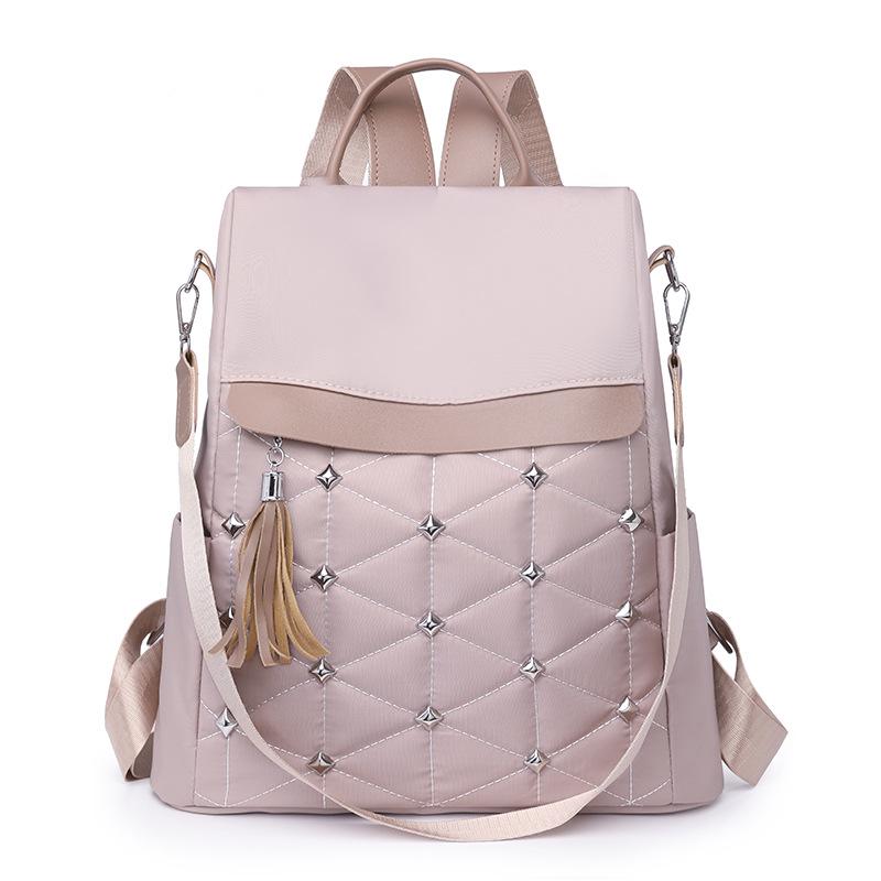 

Вдохновленный корейским стилем женский городской рюкзак премиум-класса для поездок на работу - Модный и вместительный школьный рюкзак фиолетовый