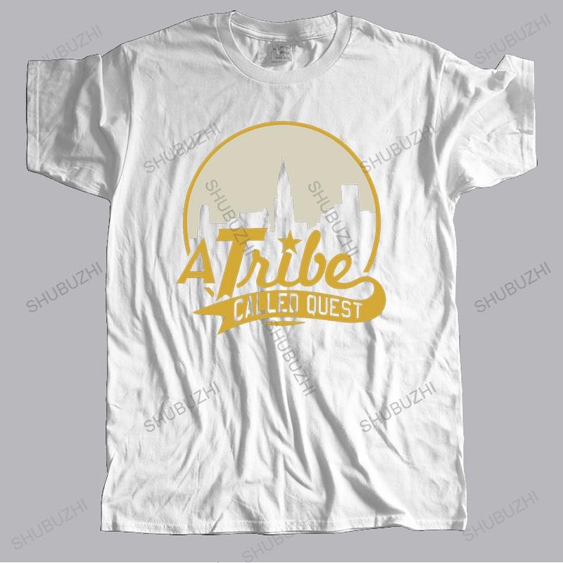 

Mens t shirts A Tribe Called Quest City Skyline ATCQ HipHop Rap Native Tongues T Shirt Cotton O NECK short sleeved tshirt S