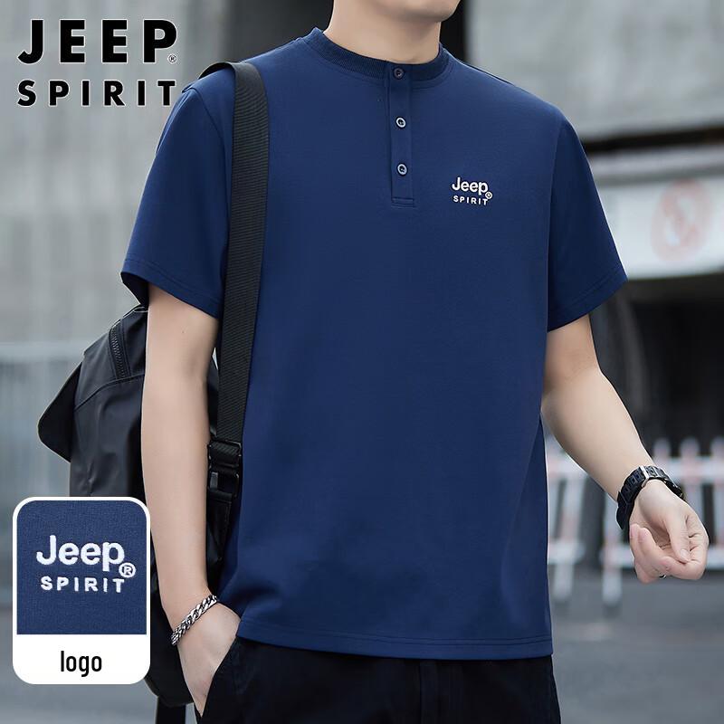 

JEEP SPIRIT Men s Loose Fit Polo T-Shirt XL