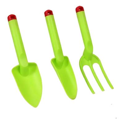 Pack of 3 Kids Sand Digging Set Includes Shovels and Fork Plastic Gardening Tools Beach Toy for Safe Play Children Gift