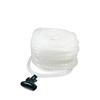 ASPIRE Slit Tubing OT-15-PE-N, 50m Roll, 15mm Inner Diameter, White. Organize, Store, and Hide Cables. Wiring Tubing, Wiring Cover, Wiring Protection