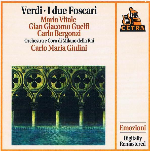 

CD VARIOUS Verdi I Due Foscari CDAR2022 CETRA 1994 Europe Classical Used