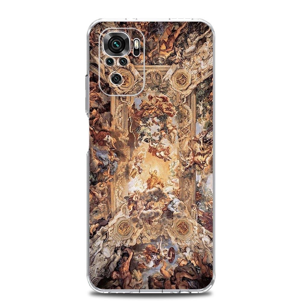 Renaissance-Kunst Gemälde Weiche Handyhülle für Xiaomi Redmi Note 15 14 13 12 4G 10 11 Pro Plus 5G 14C 13C 12C 10C 9A Hülle
