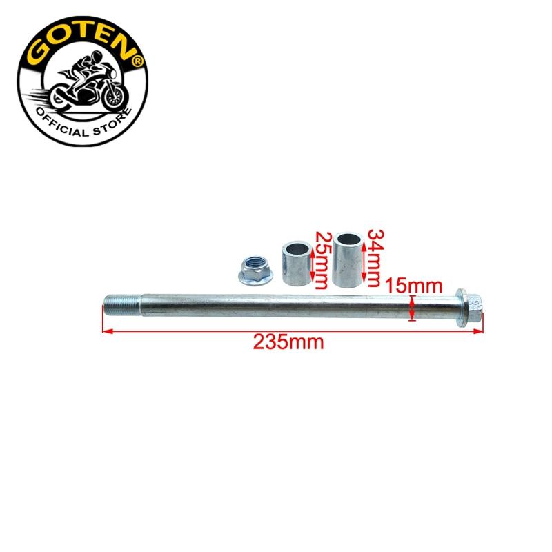 Goten 15mm Drilled Rear Wheel Axle For Chinese Pit Dirt Bikes