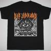 DEF LEPPARD DIAMONDS STAR HALOS Cotton Black All Size Unisex Shirt C067 Unisex T-Shirt