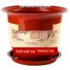 Durable Extra-Large Resin Flower Pot with Saucer, Imitation Ceramic, Thickened Plastic, Clearance