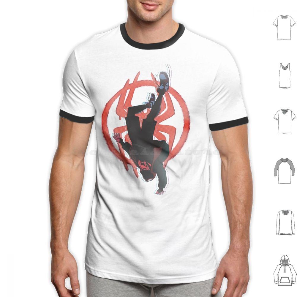 Miles Morales T Shirt 6xl Cotton Cool Tee Miles Morales Into The Spider Verse Across The Spider Verse Animation Cartoon Spider