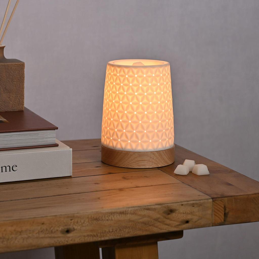 Hestia bílá hvězda aroma lampa