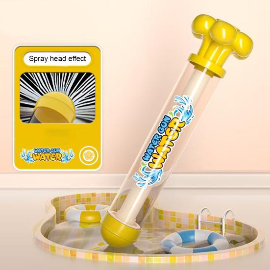 Water Sprayer Pull-out Type Cartoon Shape Kids Water Toy Reusable with Round Handle Sprayer Toy for Pool Games