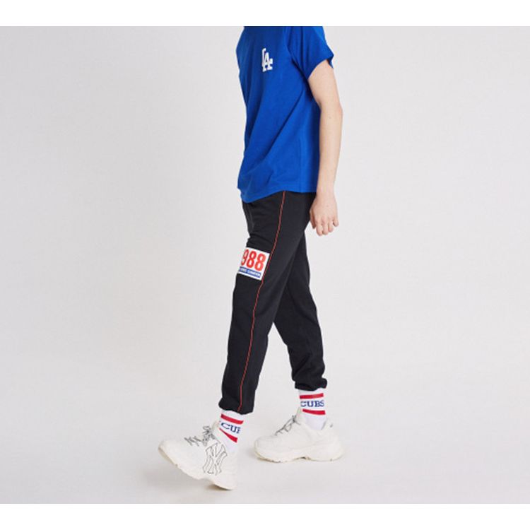 MLB NY/LA Los Angeles Dodgers American Vintage Dopamine Basic Logo Print Sports Crew Neck Loose Short Sleeve T-Shirt Unisex Tops Blue 31TS21931-07U