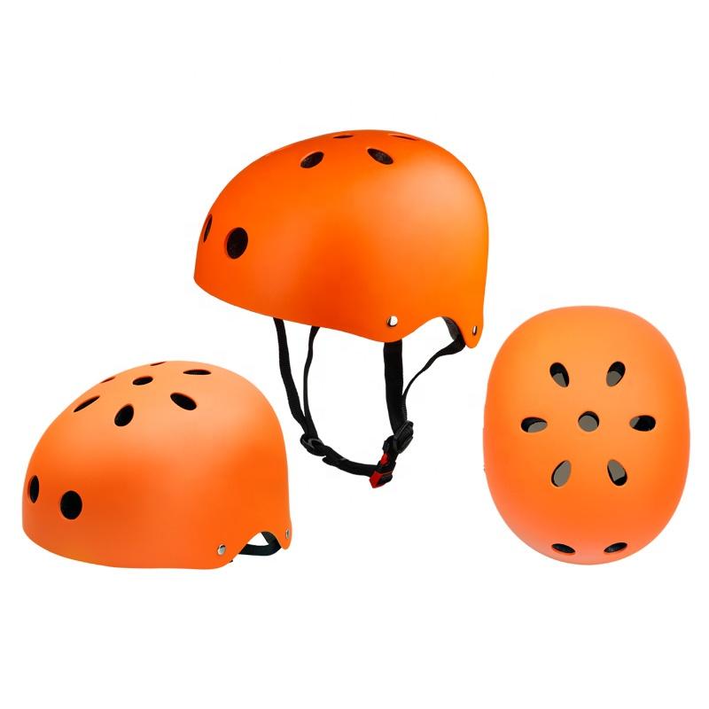 ABS Men Women Kids  Safety Helmet EN1078 Protective Riding Skateboard Bike Scooter Helmet with Adjuster