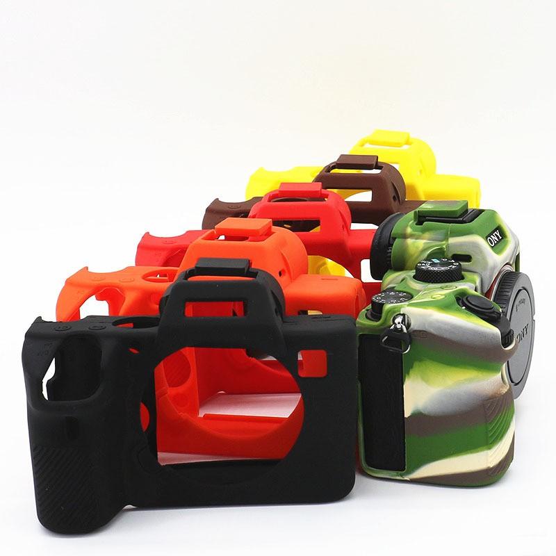 Silicone Camera Case Cover Sony A7 III A7R A7RM3 Mirrorless Cameras Outdoor Protection Sleeve Soft Inner Bag