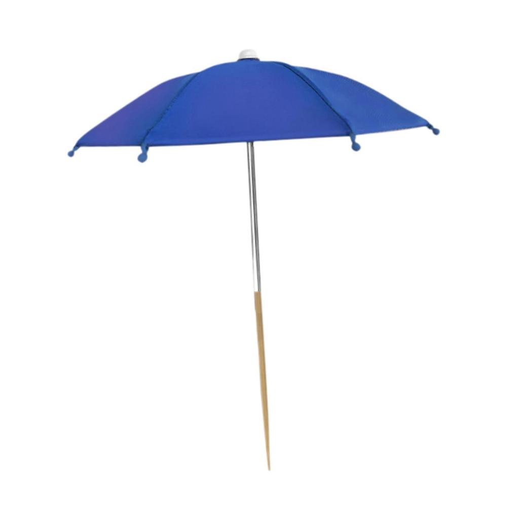 Plant Umbrella with Steel Frame Protection Weatherproof Shade Parasol for Patio Potted Flowers