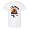 Sasquatch Doubts You Too Funny Bigfoot Vintage Sunset Forest T Shirt Graphic