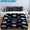 American Football Team 3PCS Bedding Set 2D Printing (Includes 1 Duvet Cover + 2 Pillowcases Coreless), Bedroom decor,Fan Gift