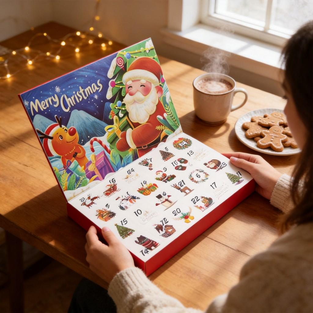 Christmas Diy Jewelry Countdown Calendar With Acrylic Decor For Holiday Gift Making