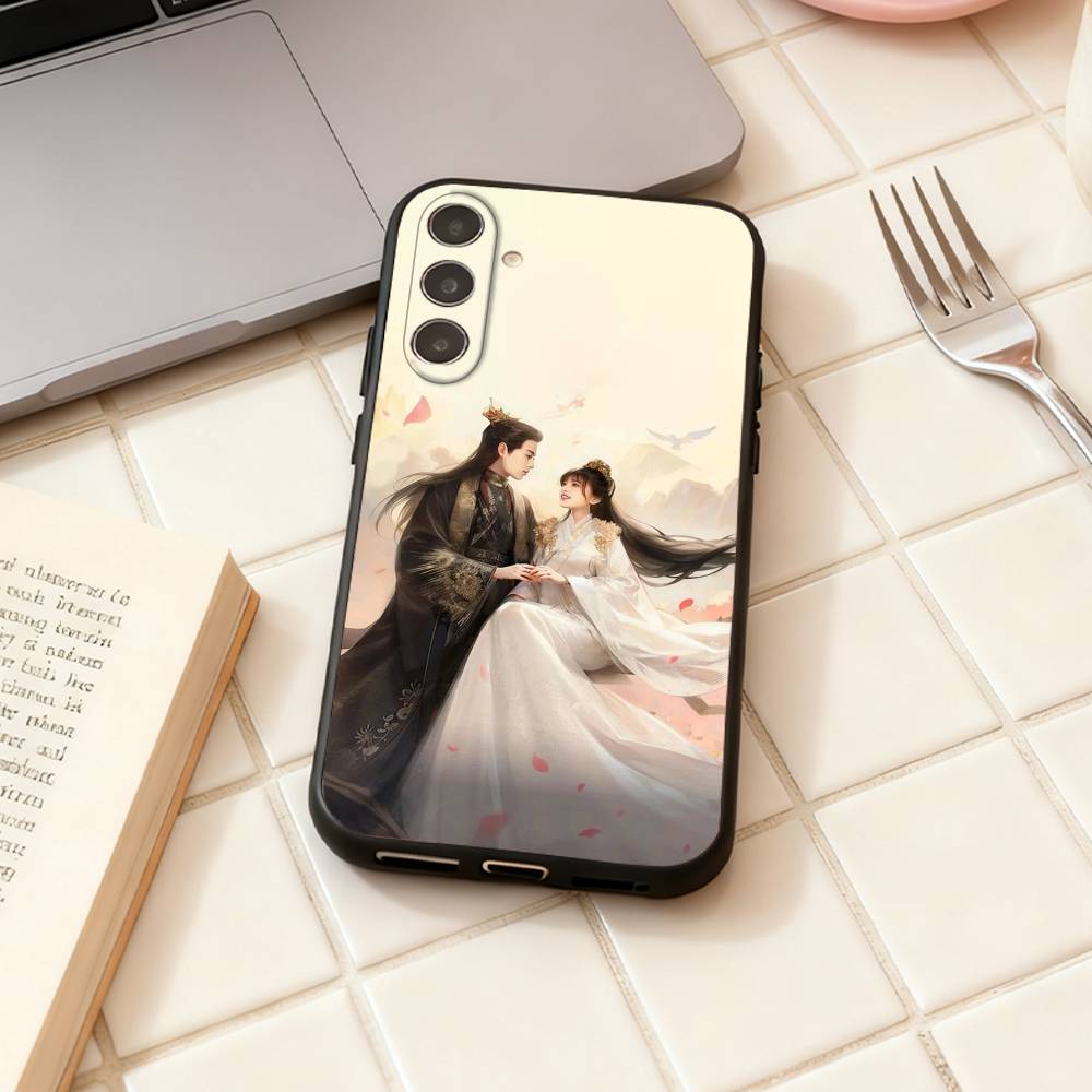 Love Between Fairy and Devil phone Case For Samsung Galaxy A73,A72,A71,A70,A53,A52,A51,Others Soft Black Shell