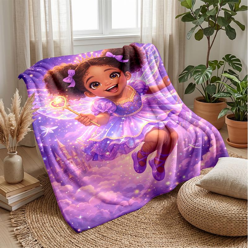 Fairy Mushroom Home Theme blanket Lightweight Warm Flannel Blanket Decorative Throw Blanket for Home Decoration