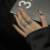 Personalized Chain, Diamond-Set Open Ring, Light Luxury, Super Flash, High-End Sense Of Fashion, Unique And Exquisite Fashion Ring For Women