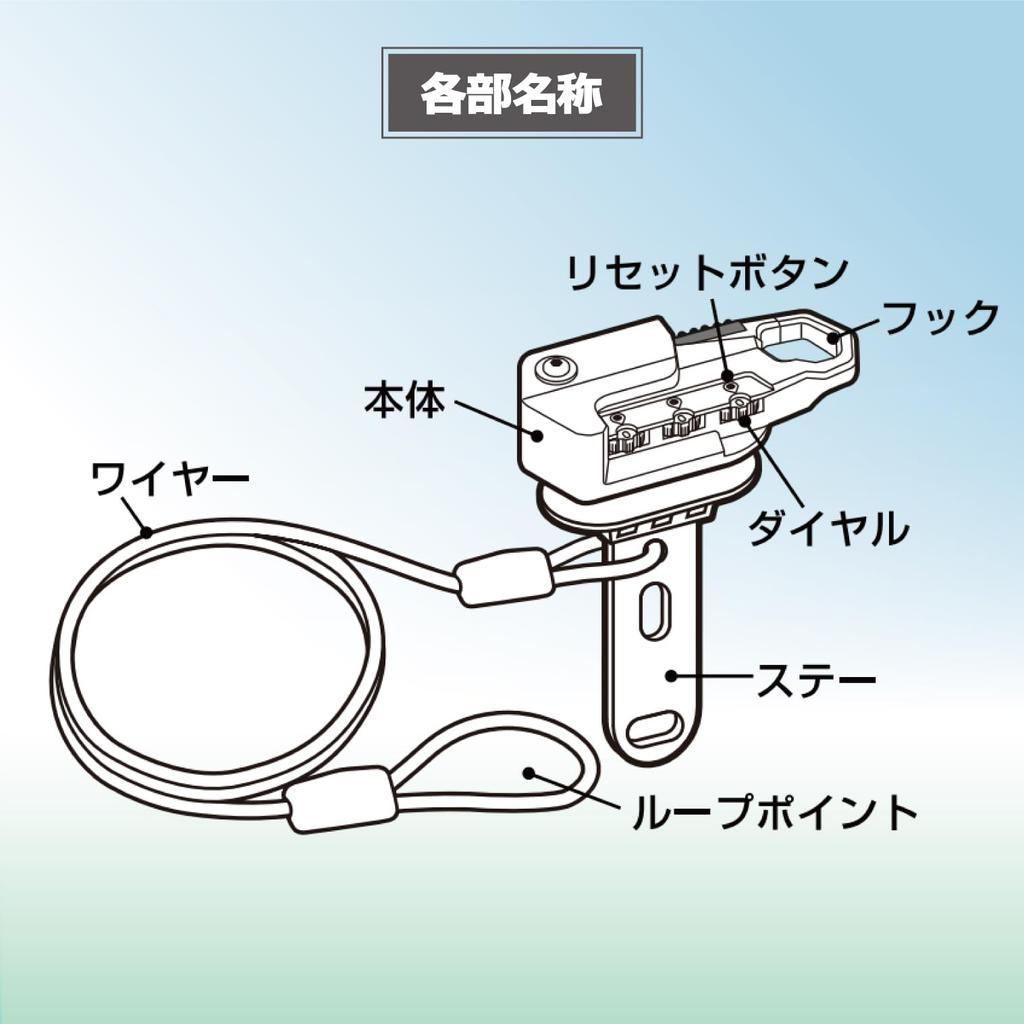 TANAX Motorrad Drahtschloss für Kombination 600mm Diebstahlschutz Helme, Gerade, Rot, 3-stelliges Zahlenschloss, (MF-4755)