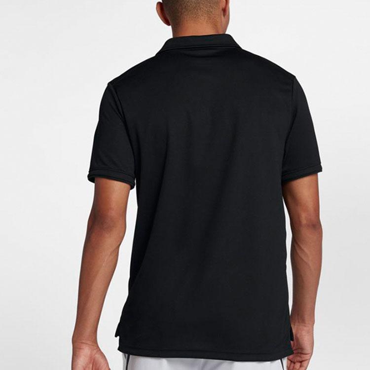 Nike Court Dri-FIT Team Casual Sports Short-Sleeve Polo Men Tops Black 939138-010