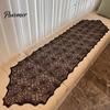Gothic Table Decor Halloween Runner, Black Lace Spider Web Runners, 17.7 X Vintage Cover 70.9Inch for Home Party Dinner Kitchen Mantel Bedroom