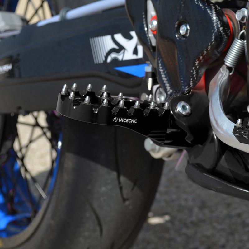 NICECNC For Beta RR 300 2020-2024 Forged Aluminum Foot Pegs FootRest Footpegs Rests Pedals RR 250 350 390 400 430 450 480 520