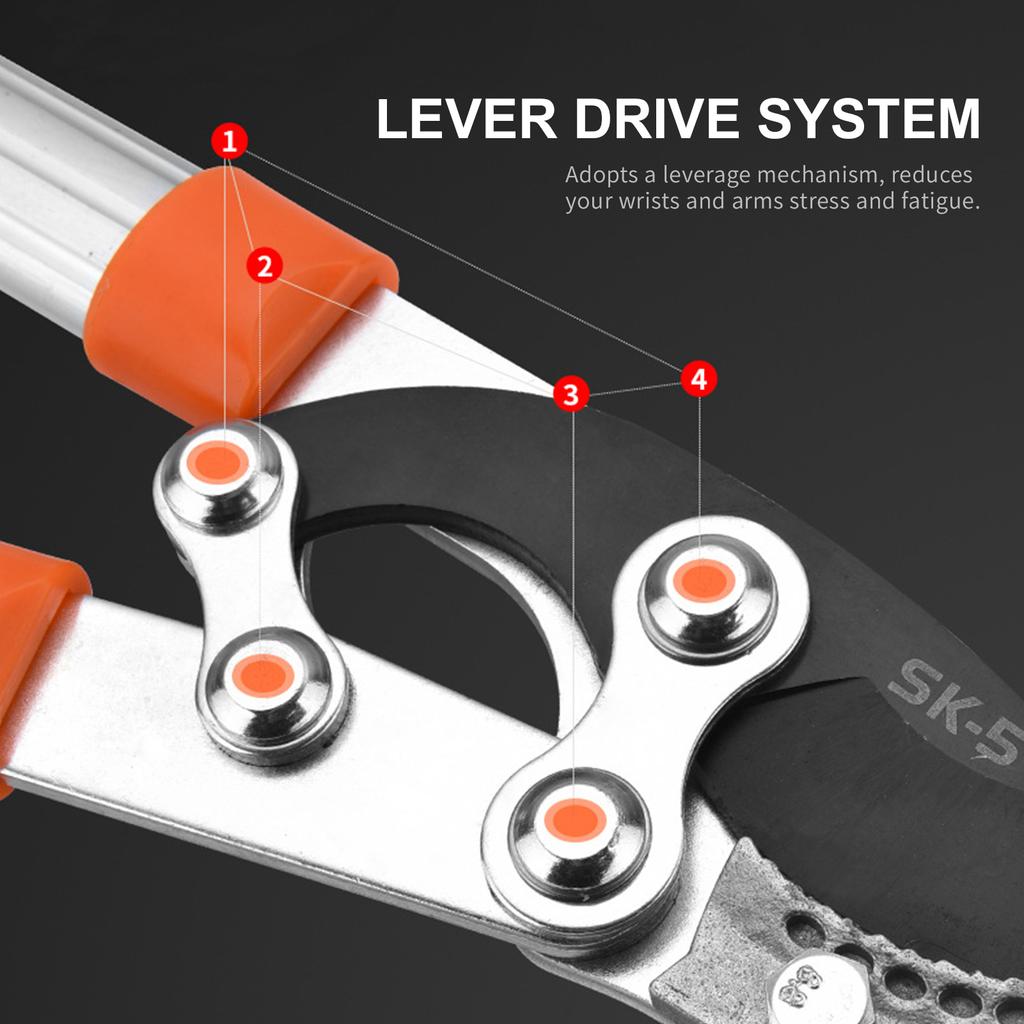 Nůžky Sharp Anvil Lopper Profesionální zahradnické nůžky na větve Nůžky s ráčnou Zahradnické nůžky s ráčnou