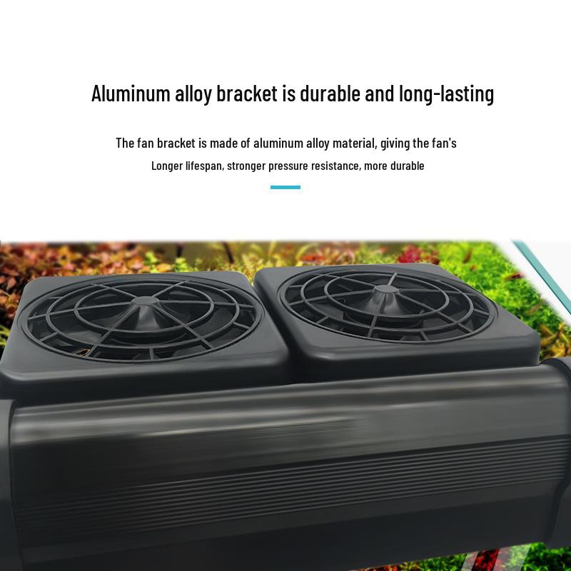 Fish Tank Cooling Fan for Aquariums and Shrimp Tanks - Quiet Operation