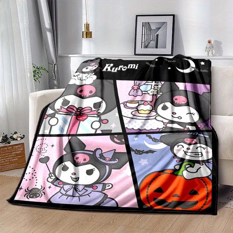 1pc. Halloween Themed Kuromi Plushie Decorative Blanket - Perfect for Home, Office, or Outdoor Use as a Gift Ideaz0411260