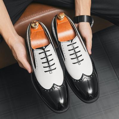2025 Herren Brogue Kleiderschuhe Herren Anzug Freizeitschuhe Braun Formell Business Lederschuhe Herren Hochzeit Bankettschuh Große Größe 38-48