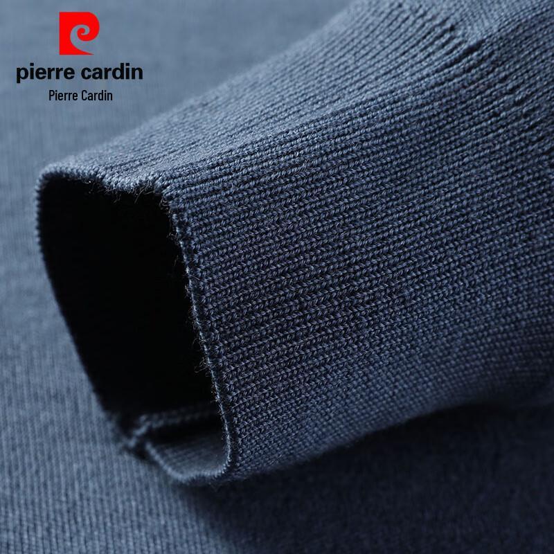 Pierre Cardin Men's 100% Wool Machine Washable Half-Turtleneck Sweater