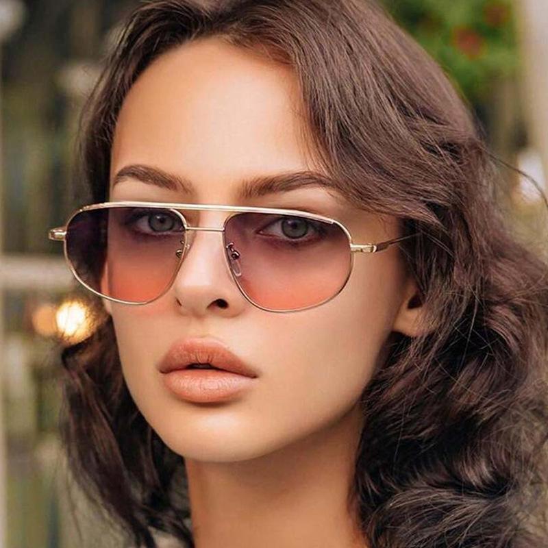 Sunglasses Advanced Metal Sunglasses Fashion Oval Spectacles Luxury Designer Vintage Sun Spectacles UV 400 Protection Oculos De Sol