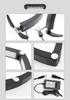 29" Foldable Half-Moon Beauty Lamp for Eyebrow & Eyelash Tattooing, U-Shaped Fill Light for Nail Art