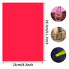 1 stuks kleur PVC-kunststoffolie A4 0,2 mm * 210 mm * 297 mm